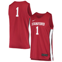 #1 Stanford Cardinal Replica Basketball Jersey - Cardinal