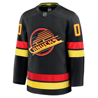 Vancouver Canucks Black Alternate Premium Custom Jersey