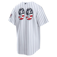 Fourth of July New York Yankees Aaron Judge White USA 250 Stadium Jersey