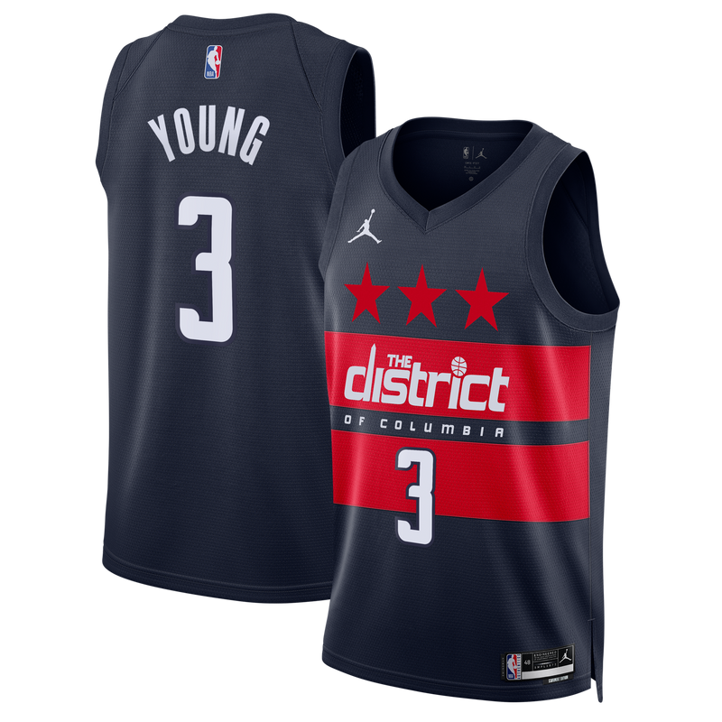 Washington Wizards Statement Edition Swingman Jersey - Navy - Trae Young