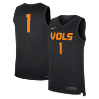 Black Tennessee Volunteers #1 Replica Basketball Jersey