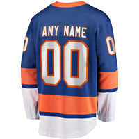 New York Islanders Blue Home Breakaway Custom Jersey