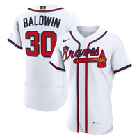 Atlanta Braves Drake Baldwin White MLB Awards Authentic Jersey