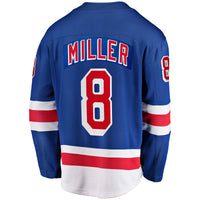New York Rangers J.T. Miller Blue Home Breakaway Jersey