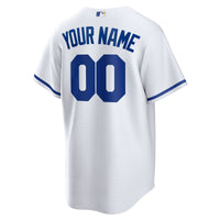 Kansas City Royals White Replica Custom Jersey