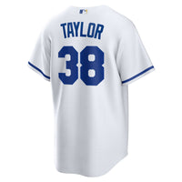 Kansas City Royals Josh Taylor White Home Replica Player Jersey