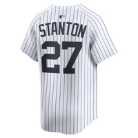 New York Yankees Giancarlo Stanton White Home Limited Player Jersey