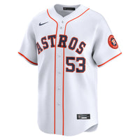 Houston Astros Cristian Javier White Home Limited Player Jersey