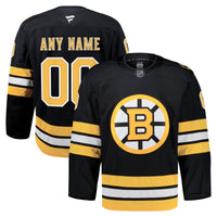 Boston Bruins Black Home Authentic Pro Custom Jersey