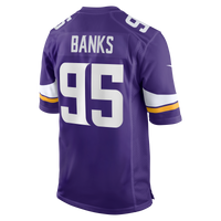 Minnesota Vikings Caleb Banks Purple 2026 NFL Draft First Round Pick No. 18 Team Game Jersey