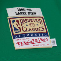 Boston Celtics Larry Bird 1985 Authentic Road Jersey - Kelly Green