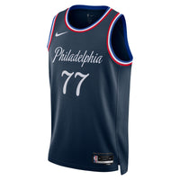 Philadelphia 76ers 2025/26 City Edition Swingman Jersey - Navy - VJ Edgecombe