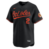 Baltimore Orioles Gunnar Henderson Black Alternate Limited Player Jersey
