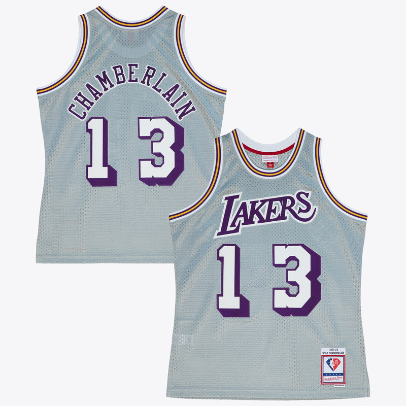 Los Angeles Lakers 1971 75th Swingman Jersey - Silver