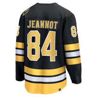 Boston Bruins Tanner Jeannot Black Home Breakaway Player Jersey