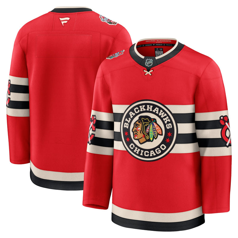 Chicago Blackhawks Red 2025 NHL Winter Classic Premium Jersey