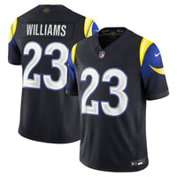 Los Angeles Rams Kyren Williams Midnight Blue 2025 Rivalries Collection Stitched Limited Jersey