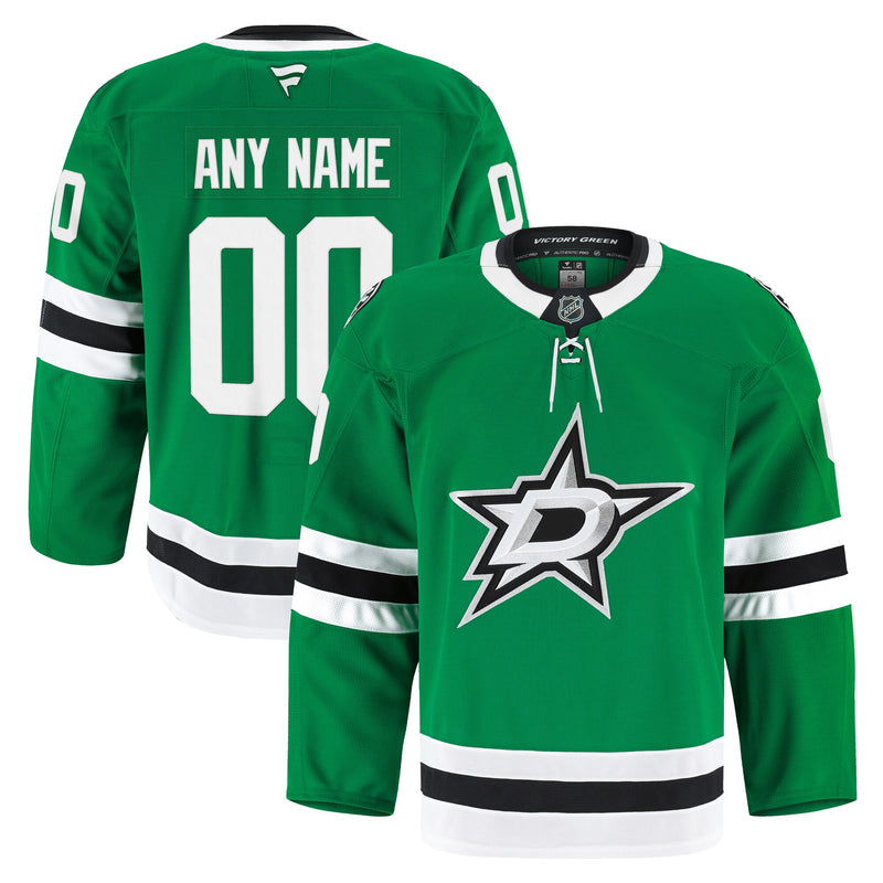 Dallas Stars Kelly Green Home Authentic Pro Custom Jersey