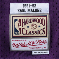 Utah Jazz Swingman Jersey Karl Malone 1991-92