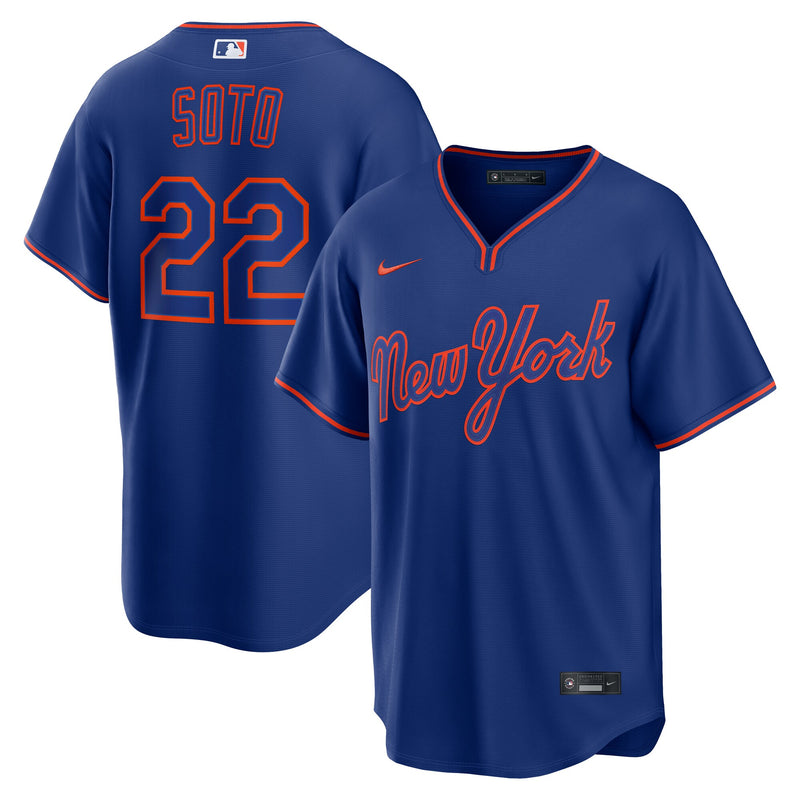 New York Mets Juan Soto Royal Alternate Replica Jersey