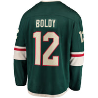Minnesota Wild Matthew Boldy Green Home Breakaway Player Jersey