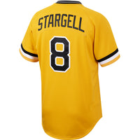 Willie Stargell Pittsburgh Pirates Cooperstown Collection Authentic Jersey - Gold