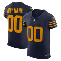 Green Bay Packers Navy Alternate Vapor F.U.S.E. Elite Custom Jersey