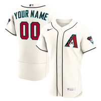 Arizona Diamondbacks Cream Home Authentic Custom Jersey