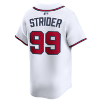 Atlanta Braves Spencer Strider White Home Limited Player Jersey