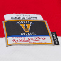 Detroit Red Wings Dominik Hasek Red 2007-08 Power Play Jersey