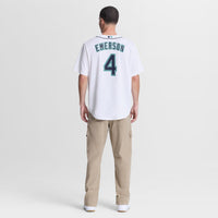 Seattle Mariners Colt Emerson White Home Replica Jersey