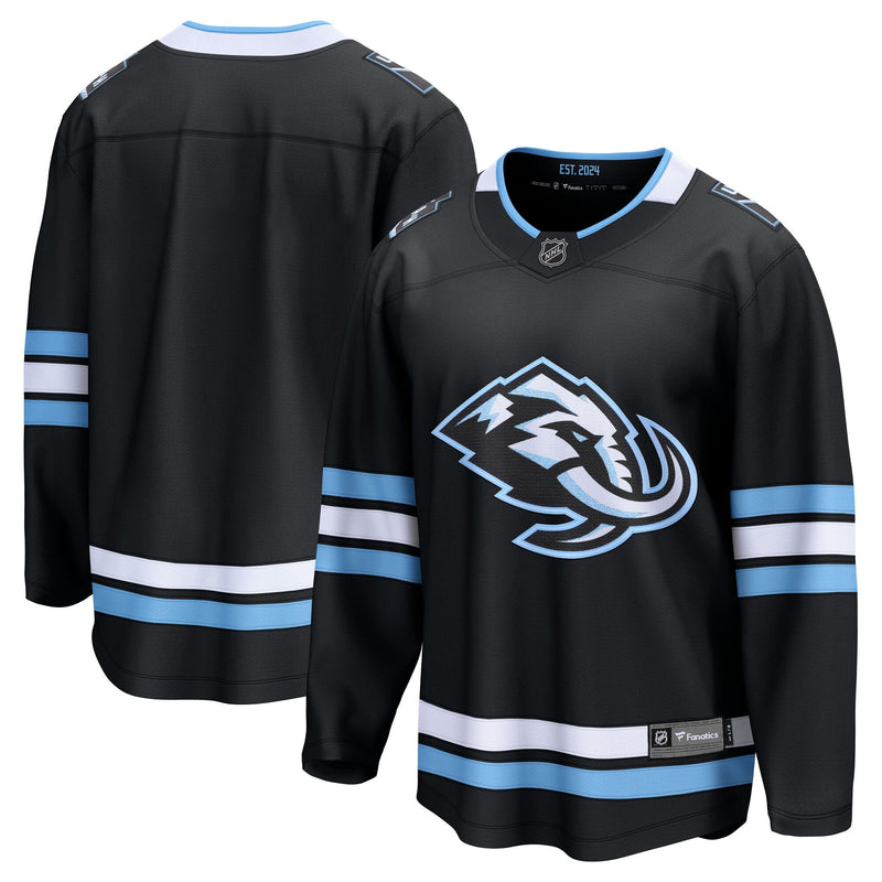 Utah Mammoth Black Home Breakaway Jersey