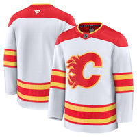 Calgary Flames White Away Premium Jersey