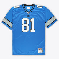 Detroit Lions Calvin Johnson Blue Big & Tall 2007 Legacy Retired Player Jersey