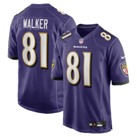 Baltimore Ravens Devontez Walker Purple Team Game Jersey