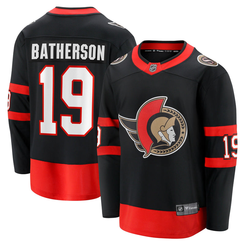 Ottawa Senators Drake Batherson Black Home Breakaway Jersey