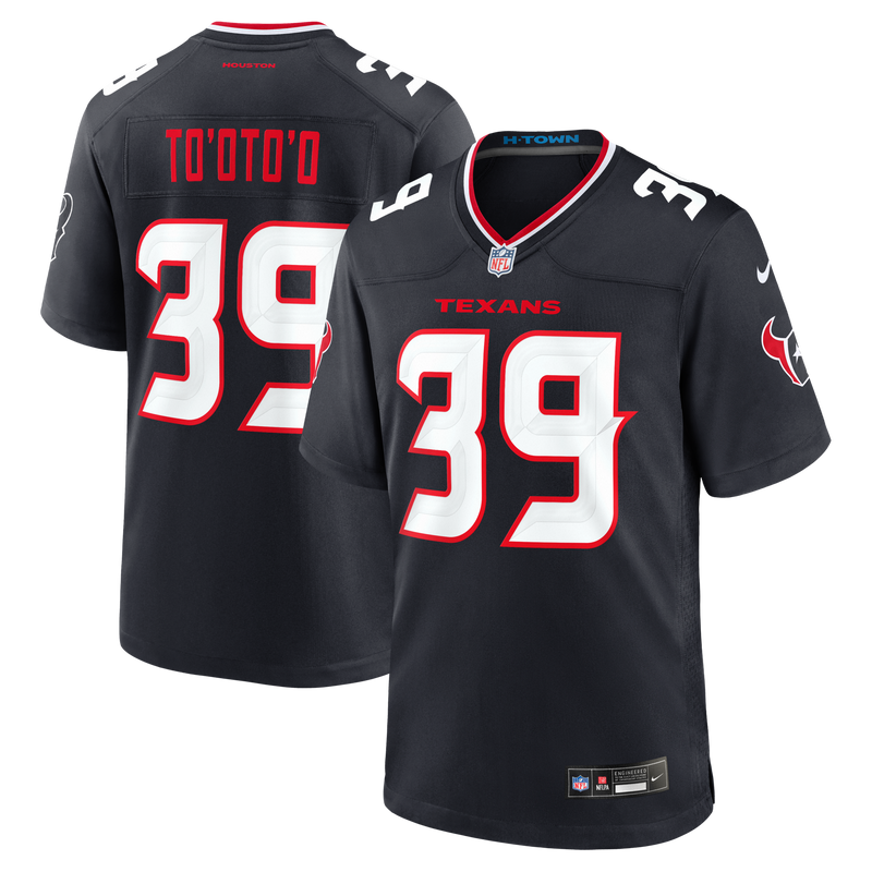 Houston Texans Henry To'oto'o Navy Team Game Jersey