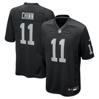 Las Vegas Raiders Jeremy Chinn Black Team Game Jersey