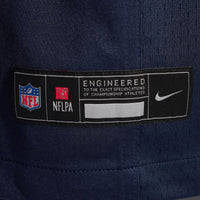 Chicago Bears Jedrick Wills Jr. Navy Team Game Jersey