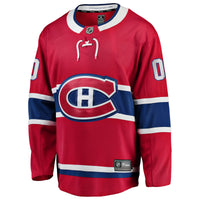 Montreal Canadiens Red Home Breakaway Custom Jersey