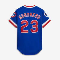 Chicago Cubs 1984 Ryne Sandberg Throwback Royal Authentic Jersey
