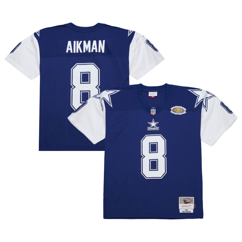 Dallas Cowboys Troy Aikman Navy 1995 Legacy Replica Jersey