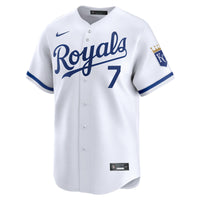 Kansas City Royals Bobby Witt Jr. White Home Limited Player Jersey