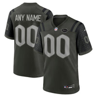 New York Jets Green 2025 Rivalries Collection Custom Game Jersey