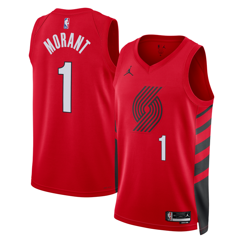 Portland Trail Blazers Statement Edition Swingman Jersey - Red - Ja Morant