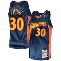 Stephen Curry Navy Golden State Warriors 2009 Hardwood Classics Authentic Jersey