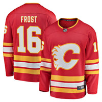 Calgary Flames Morgan Frost Red Home Breakaway Jersey