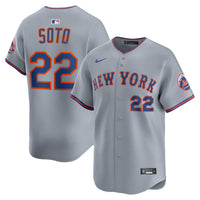 New York Mets Juan Soto Gray Road Limited Player Jersey