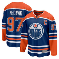 Edmonton Oilers Connor McDavid Royal Home Breakaway Jersey
