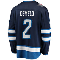 Winnipeg Jets Dylan DeMelo Navy Breakaway Player Jersey